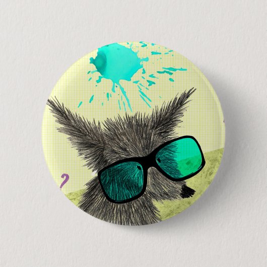"Wolf-Typ " Button (Vorderseite)
