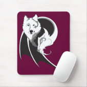 Wolf u. Drache Mousepad (Mit Mouse)