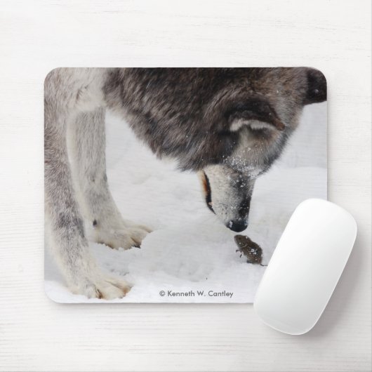 Wolf u. Maus Mousepad (Mit Mouse)