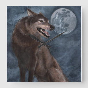 Wolf-Uhr Quadratische Wanduhr