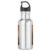 Wolf- und Adlermalerei Edelstahlflasche (Rückseite)