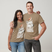 Wolf und Bird Freund T-Shirt (Unisex)