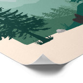 Wolf und der Nordwestpazifik Poster (Ecke)