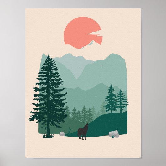 Wolf und der Nordwestpazifik Poster (Vorne)