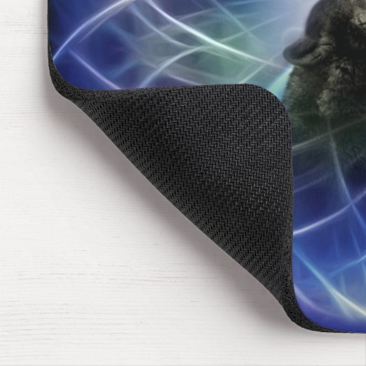 Wolf und der Träumer Mousepad (Ecke)
