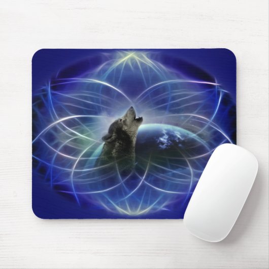 Wolf und der Träumer Mousepad (Mit Mouse)