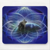 Wolf und der Träumer Mousepad (Vorne)