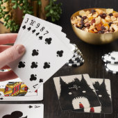 Wolf und die kleine rote Reithose Spielkarten (In Situ)