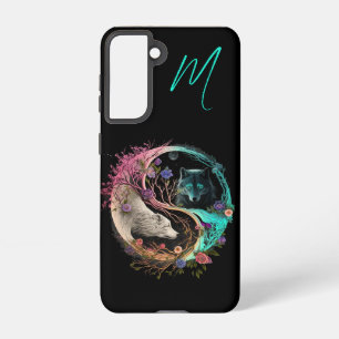 Wolf und Dog Yin Yang Samsung Galaxy Case Hülle