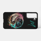 Wolf und Dog Yin Yang Samsung Galaxy Case Samsung Galaxy Hülle (Rückseite (Horizontal))