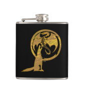 Wolf und Drachengold, ummantelt Flachmann (Vorderseite)