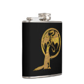 Wolf und Drachengold, ummantelt Flachmann (Rechts)