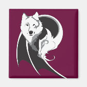 Wolf- und Drachenmagnete Magnet (Vorne)