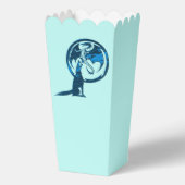 Wolf und Dragon Blue Popcornboxen Geschenkschachtel (Vorderseite)