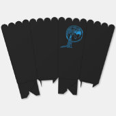 Wolf und Dragon Blue Popcornboxen Geschenkschachtel (Ungeklappt)