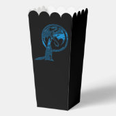 Wolf und Dragon Blue Popcornboxen Geschenkschachtel (Vorderseite)