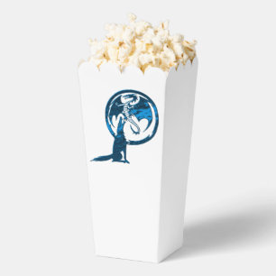 Wolf- und Dragon-Blue-Popcornboxen Geschenkschachtel