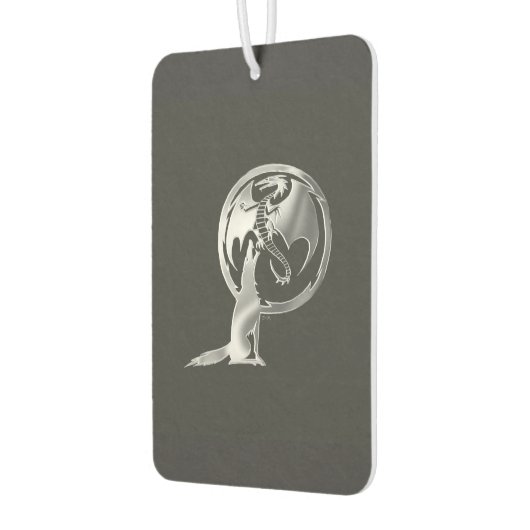 Wolf und Dragon-Zinnenkraftwagen Autolufterfrischer (Links)