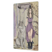 Wolf und Elf Klemmbrett (Links)