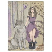 Wolf und Elf Klemmbrett (Rückseite)