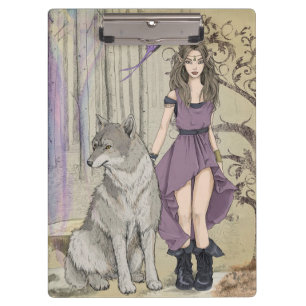 Wolf und Elf Klemmbrett