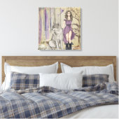 Wolf und Fairy Leinwanddruck (Insitu (Schlafzimmer))