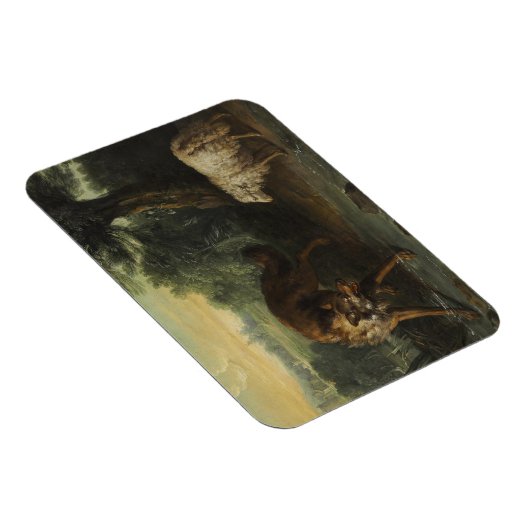 Wolf und Lamm Magnet (Rechte Seite)