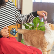 Wolf und Landschaft der Natur mit doppelter Exposi