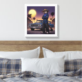 Wolf und Lowrider Leinwanddruck (Insitu (Schlafzimmer))