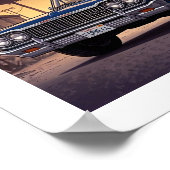 Wolf und Lowrider Poster (Ecke)