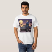 Wolf und Lowrider T-Shirt (Vorne ganz)