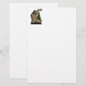 Wolf und Mond Briefpapier (Vorne/Hinten)