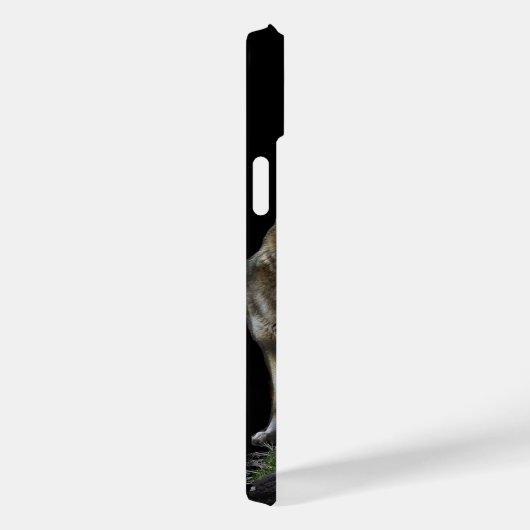 Wolf und Mond Case-Mate iPhone Hülle (Rückseite / Rechts)