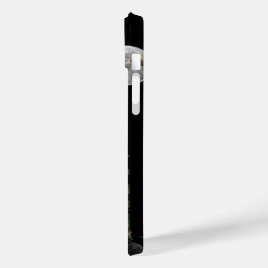 Wolf und Mond Case-Mate iPhone Hülle (Rückseite / Links)