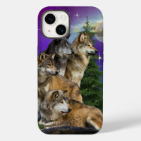 Wolf und Mond