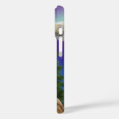 Wolf und Mond Case-Mate iPhone Hülle (Rückseite / Links)