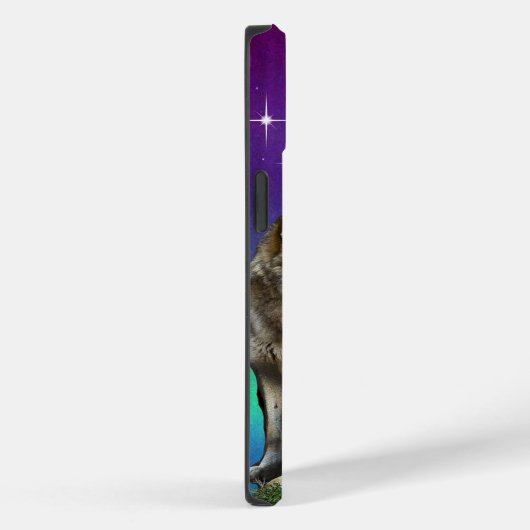 Wolf und Mond Case-Mate iPhone Hülle (Rückseite / Rechts)