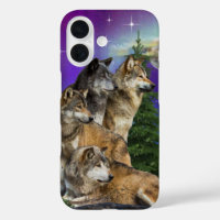 Wolf und Mond