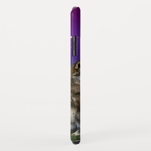 Wolf und Mond Case-Mate iPhone Hülle (Hinten/Rechts)