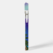 Wolf und Mond Case-Mate iPhone Hülle (Rückseite / Links)