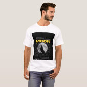 Wolf und Mond Design T-Shirt (Vorne ganz)