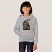 Wolf und Mond Hoodie (Vorne ganz)