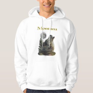 Wolf und Mond Hoodie