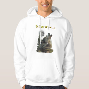 Wolf und Mond Hoodie
