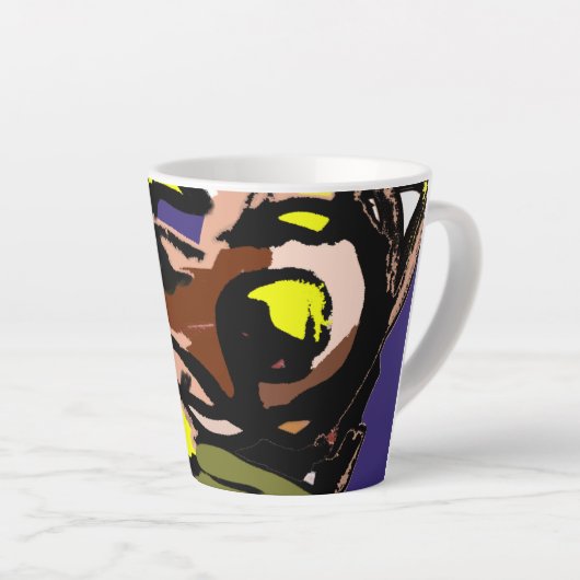 Wolf und Mond Milchtasse (Rechte Ecke)