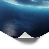 Wolf und Mond Poster (Ecke)