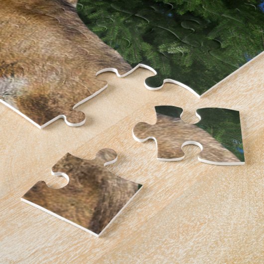 Wolf und Mond Puzzle (Seite)