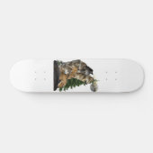 Wolf und Mond Skateboard (Horizontal)
