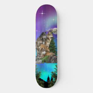 Wolf und Mond Skateboard