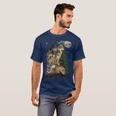 Wolf und Mond T-Shirt (Vorne ganz)